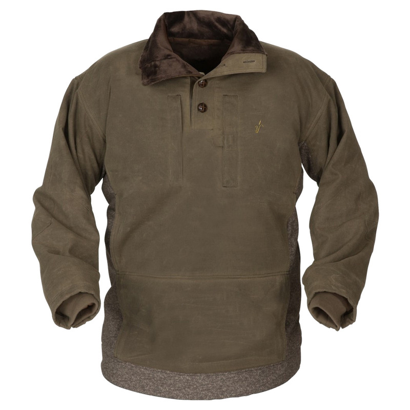 Avery Heritage Waterfowl Pullover Sweater in Marsh Brown Color